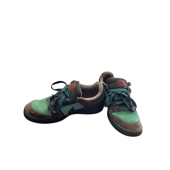 Nike 6.0 Zoom mens blue green leather Low sneakers Size 9 SKU 9094 - Picture 2 of 12